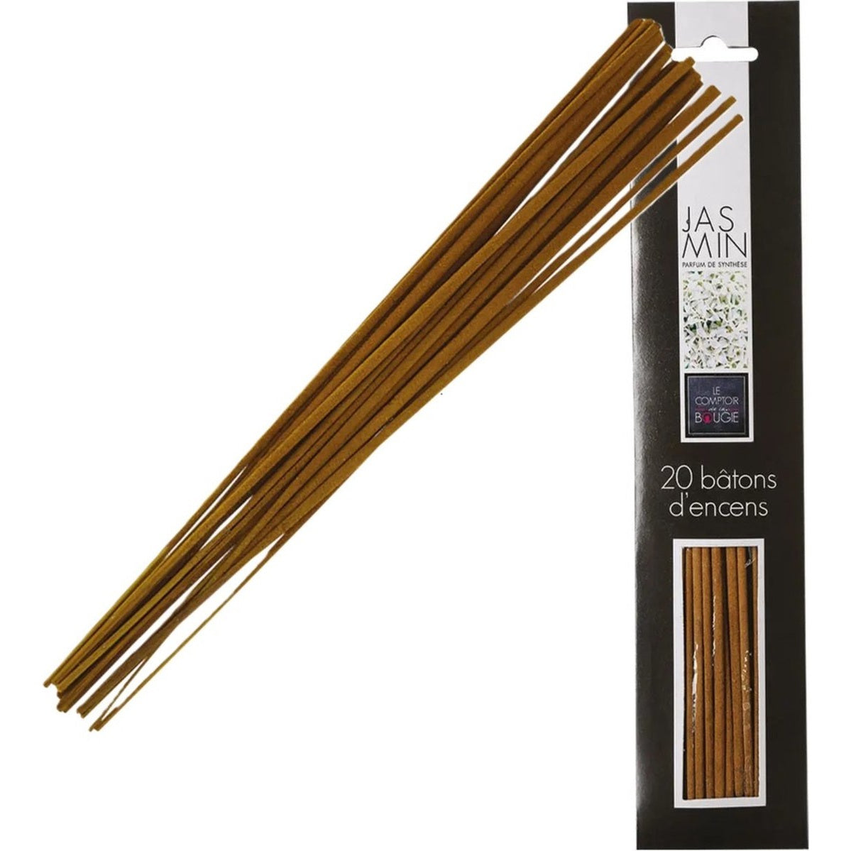 Atmosphera Wierook stokjes in Jasmijn geur - voordeelpak - 20x stokjes - 25cm - Ontspannend - Kalmerend