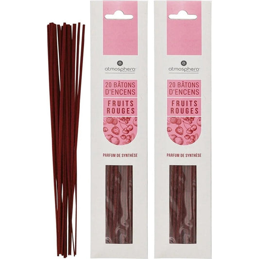 Atmosphera Wierook stokjes in fruit mix geur - voordeelpak - 40x stokjes - 25cm - Ontspannend - Kalmerend