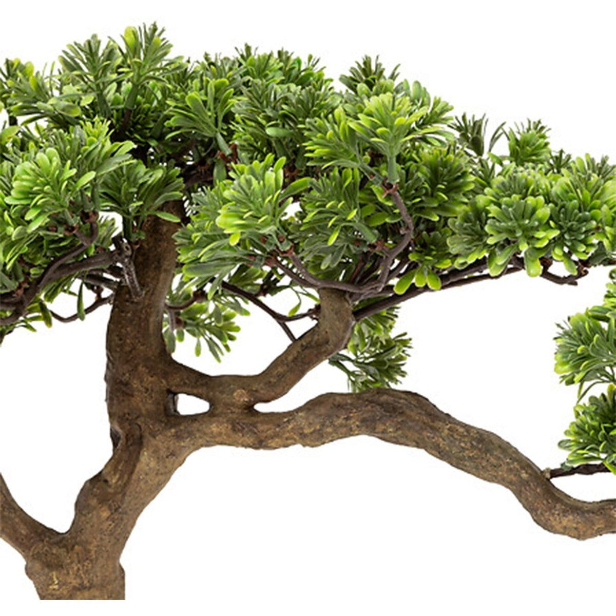 Atmosphera bonsai boom - in keramische pot - 45 cm - kunstplant - groen - Nepplanten - Sierplanten - Japanse stijl