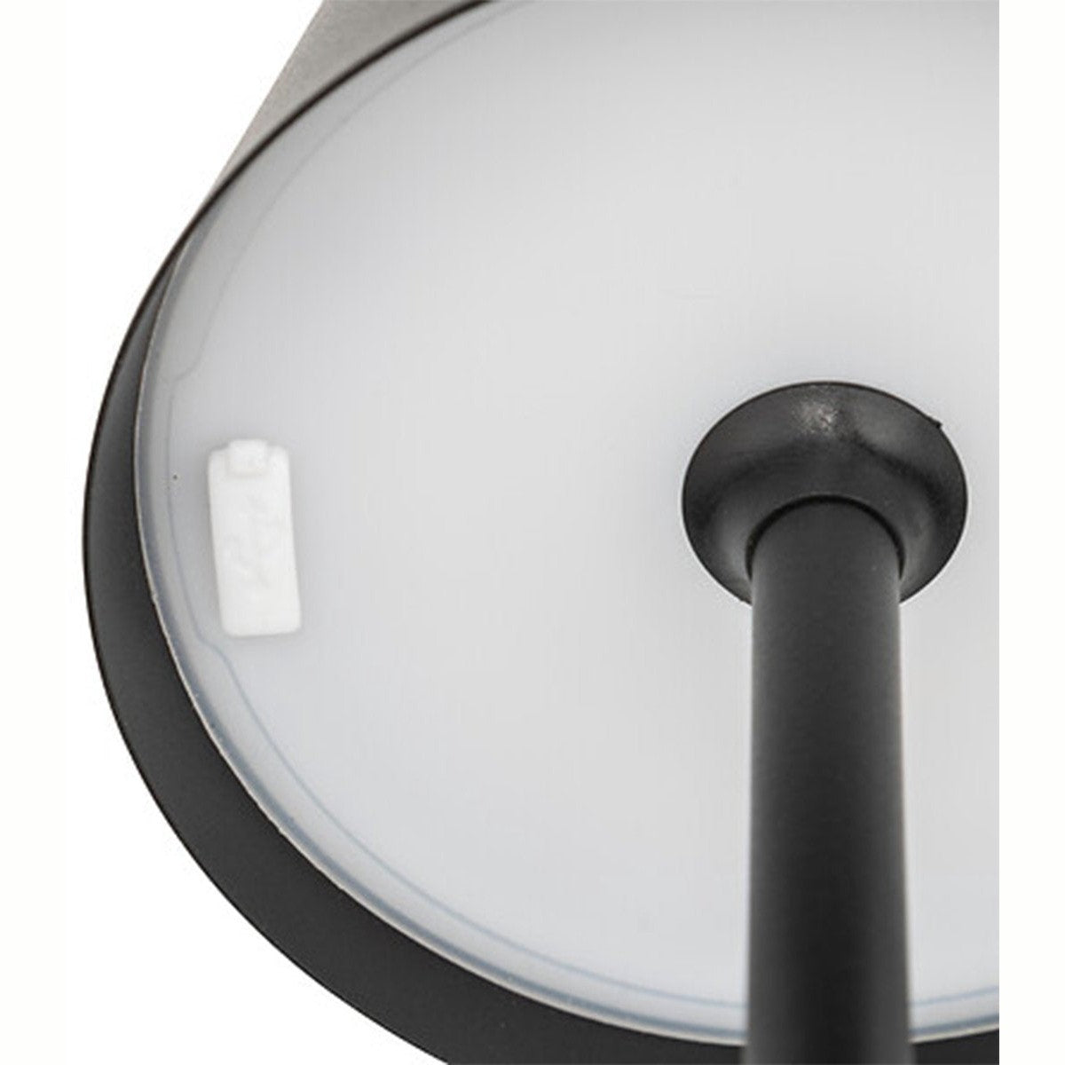 Atmosphera portable tafellamp Cody - 2x - zwart - draadloos/oplaadbaar - binnen/buiten - aanraaksensor