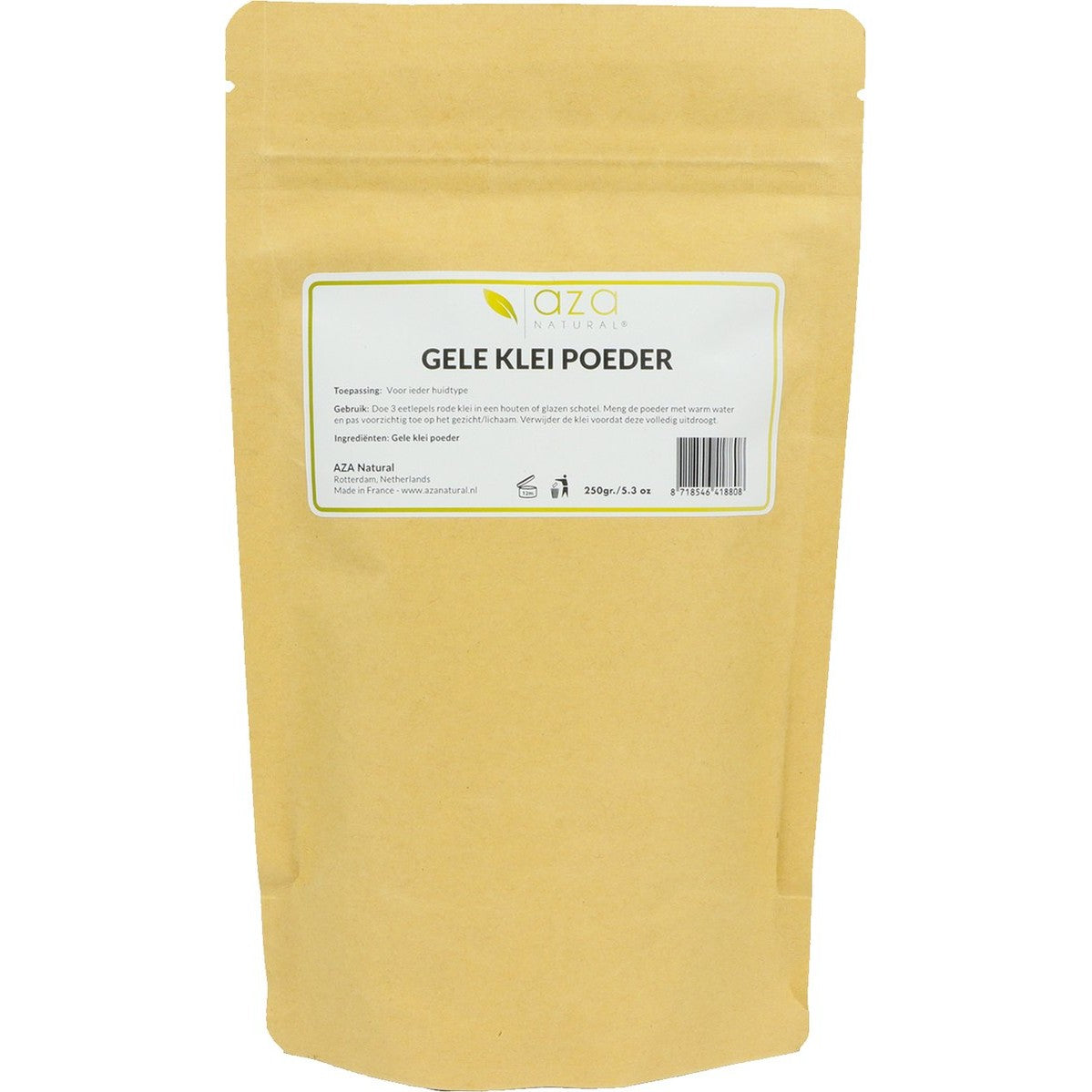 Aza Natural - Gele klei poeder - van nature een zuiverende werking
