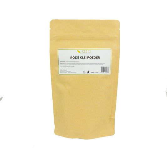 Aza Natural - Rode Klei Poeder - neemt afvalstoffen op uit de huid