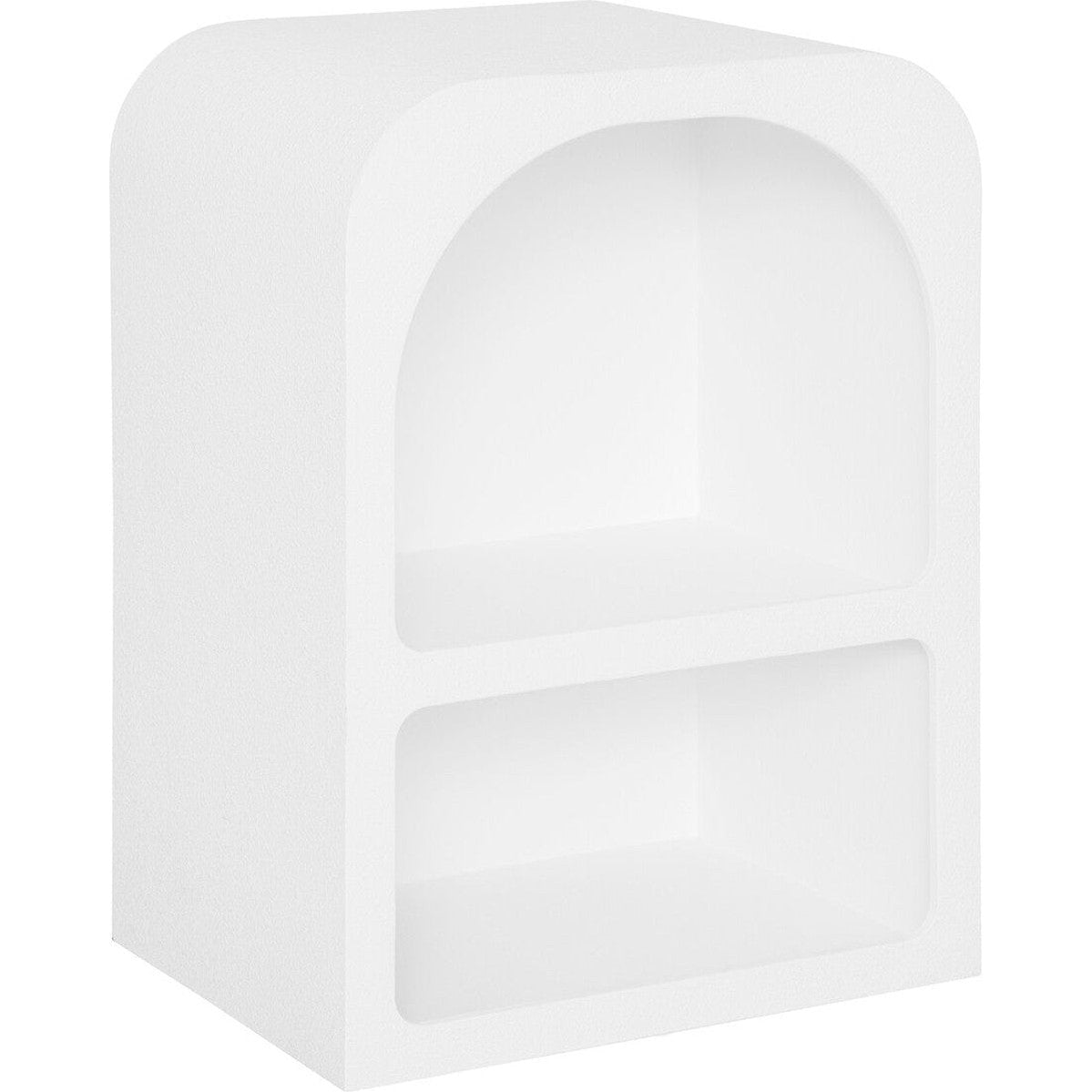 BEAU Fanza Nachtkastje 2 vakken - L40xD30xH55cm - Wit