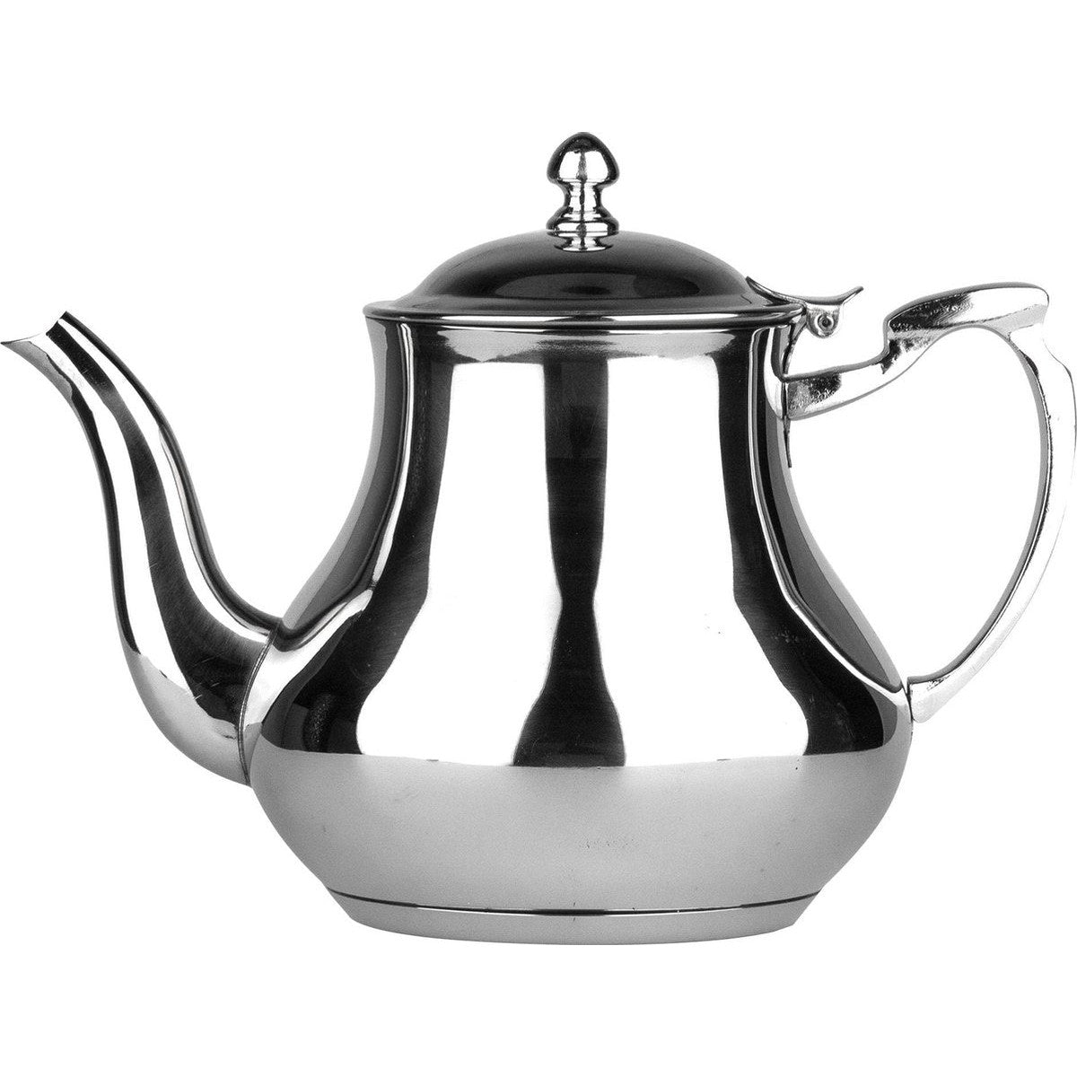 BIKO - Marokkaanse theepot Agadir - RVS - 0,8 Liter