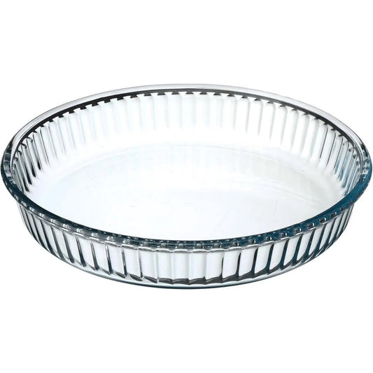 Borcam Ronde taartvormen|ronde ovenschaal glas transparant 26 x 3 cm
