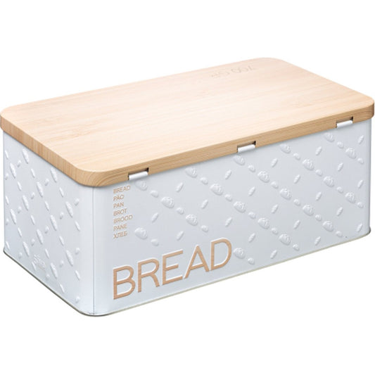 Brooddoos van decoratief metaal met reliëf