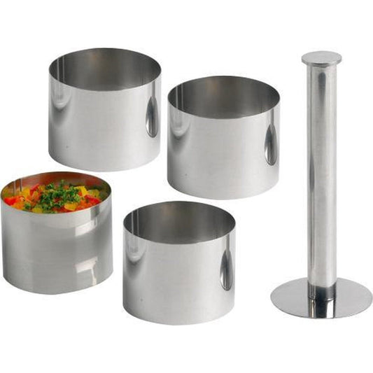 Cosy&Trendy Garneercirkel - Rond Met Voedselstamper - Ø 7 cm - Set-4