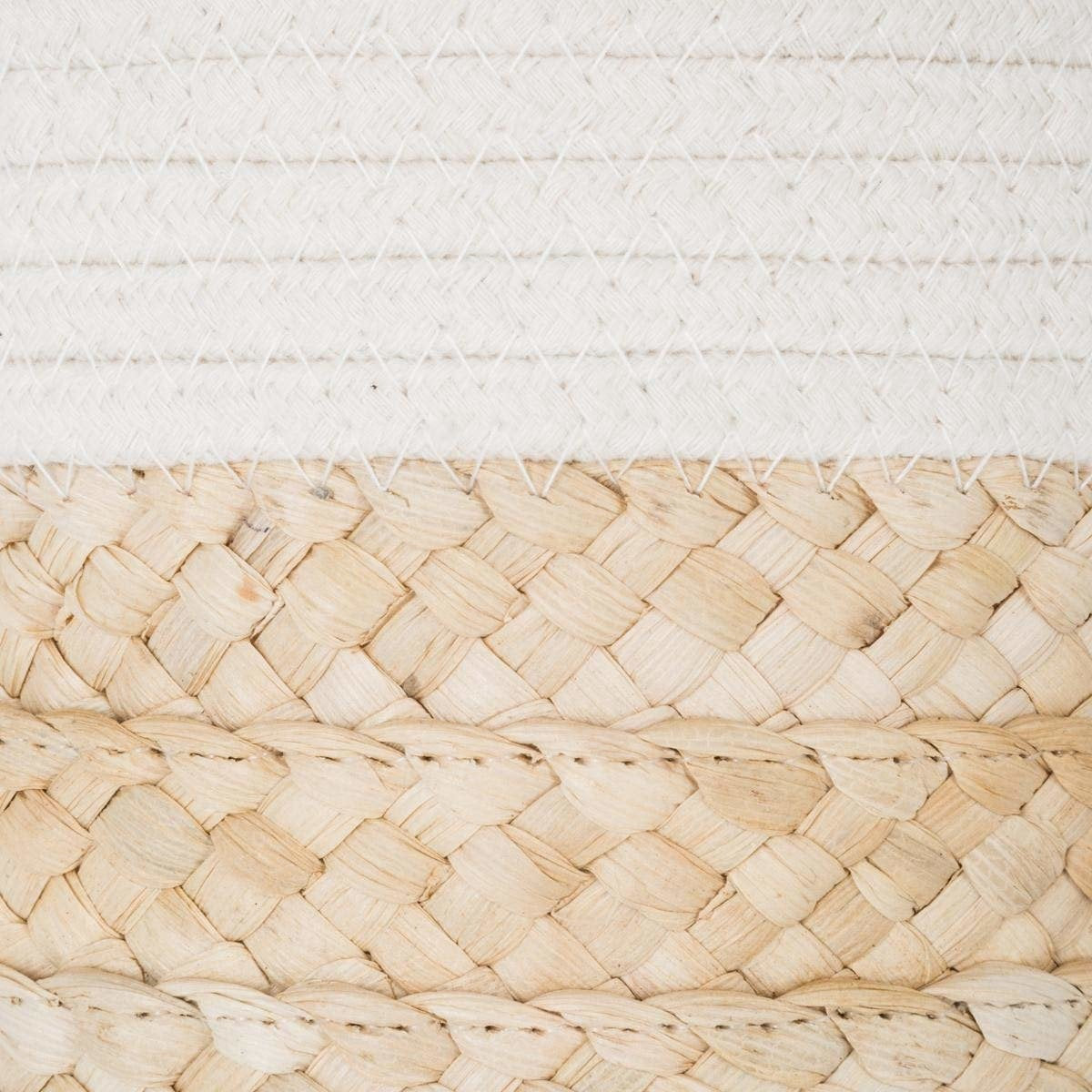 Decoratieve manden van riet, 4 maten