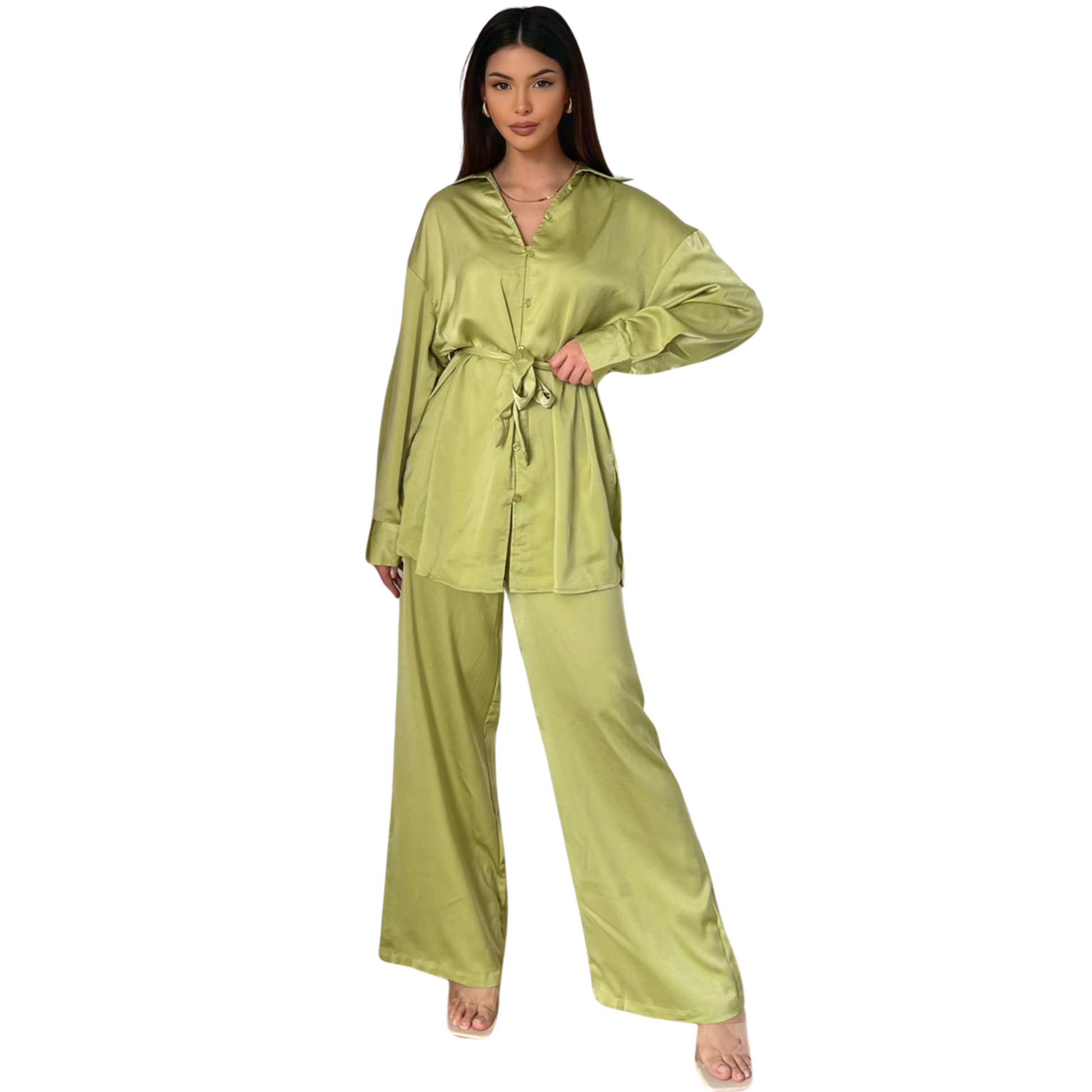 Demi Set - Lime - MODESTNOVA