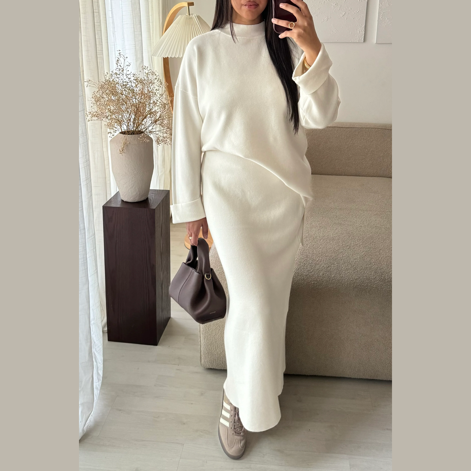 FIFI Twinset - Wit - MODESTNOVA