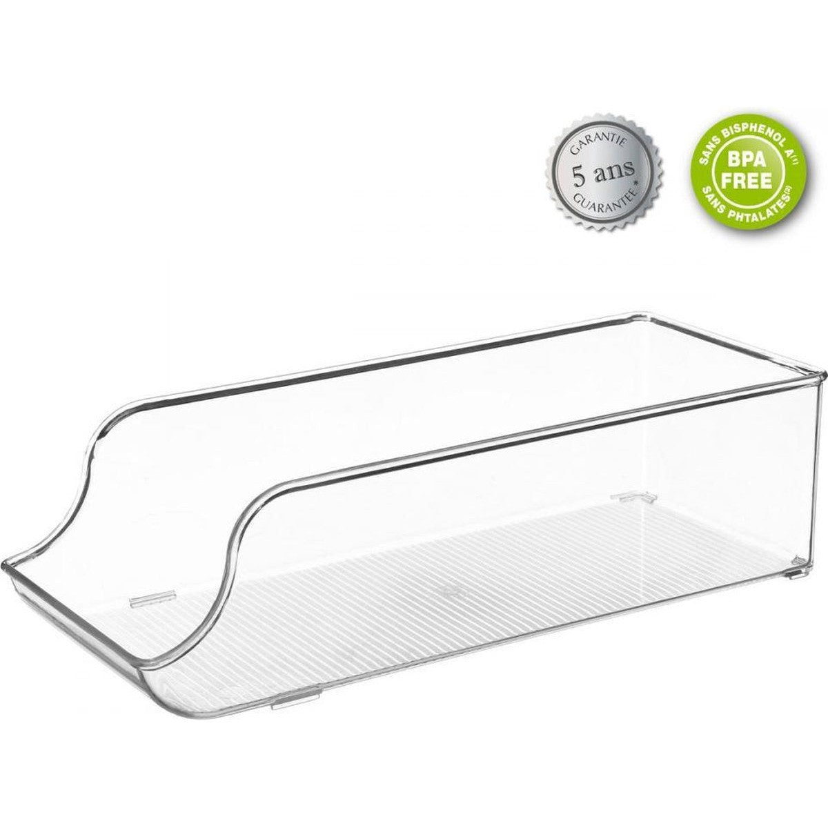 Five® | Koelkast opbergers set (blikjeshouder)   | Transparant