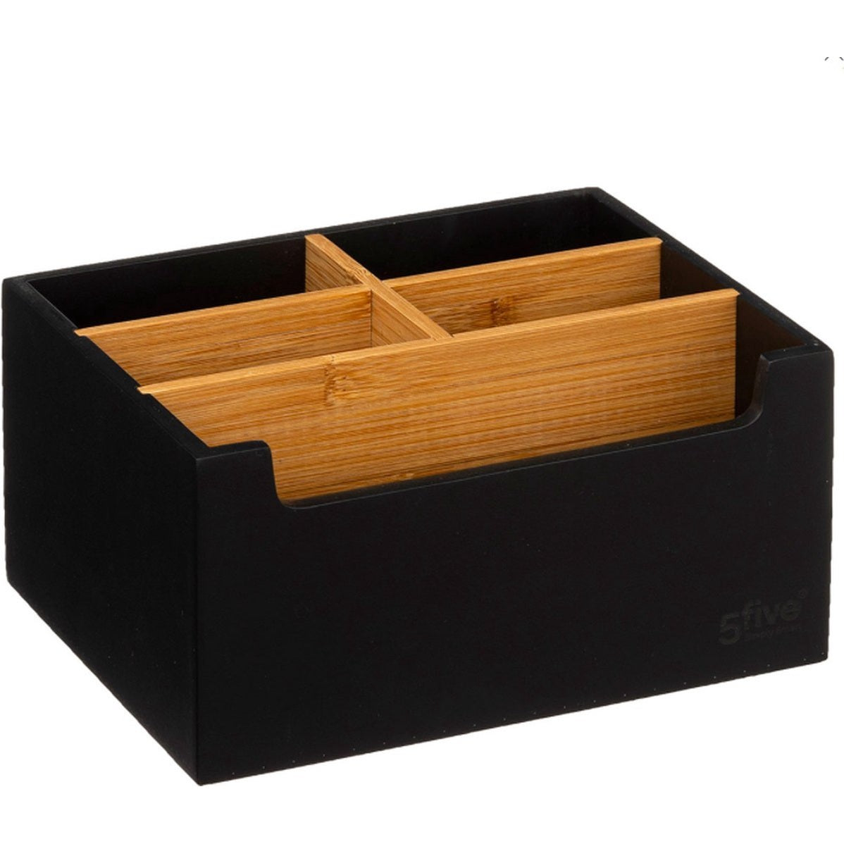 Five® - Make-up organizer - zwart - Medium - zonder lade - Sorteervakken