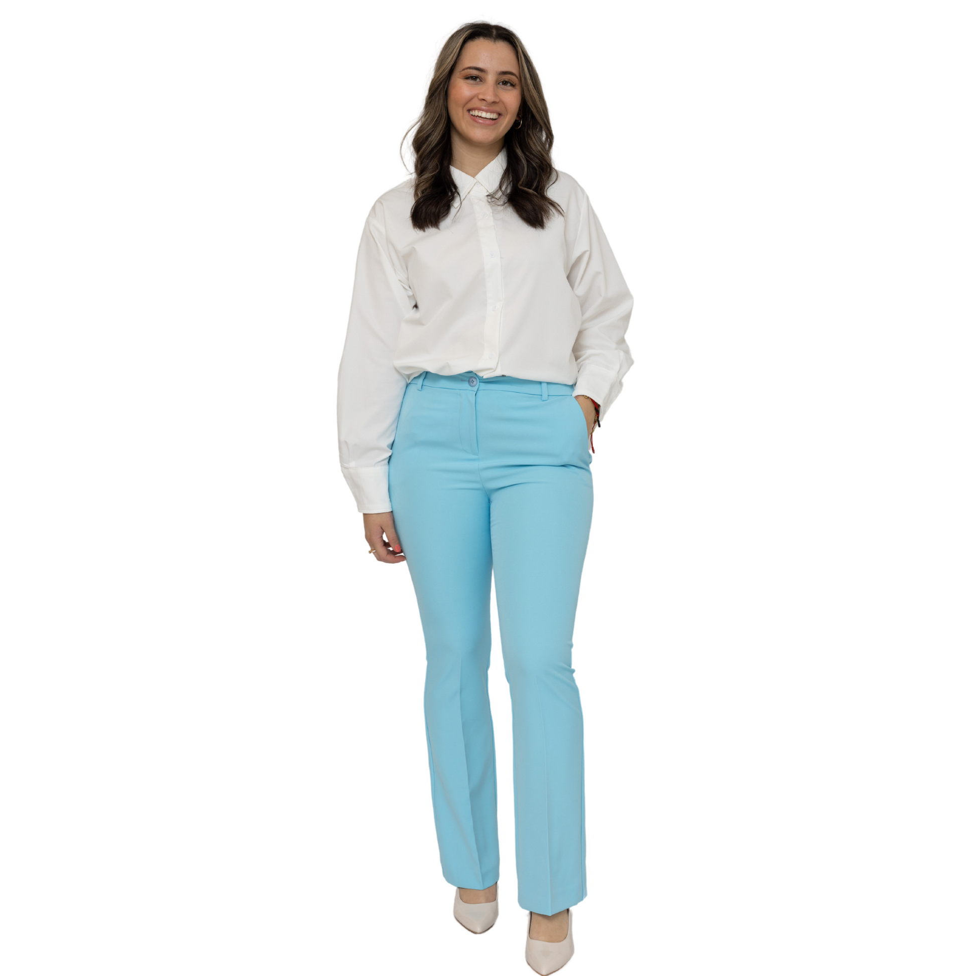 Flair Trousers - Lichtblauw - MODESTNOVA
