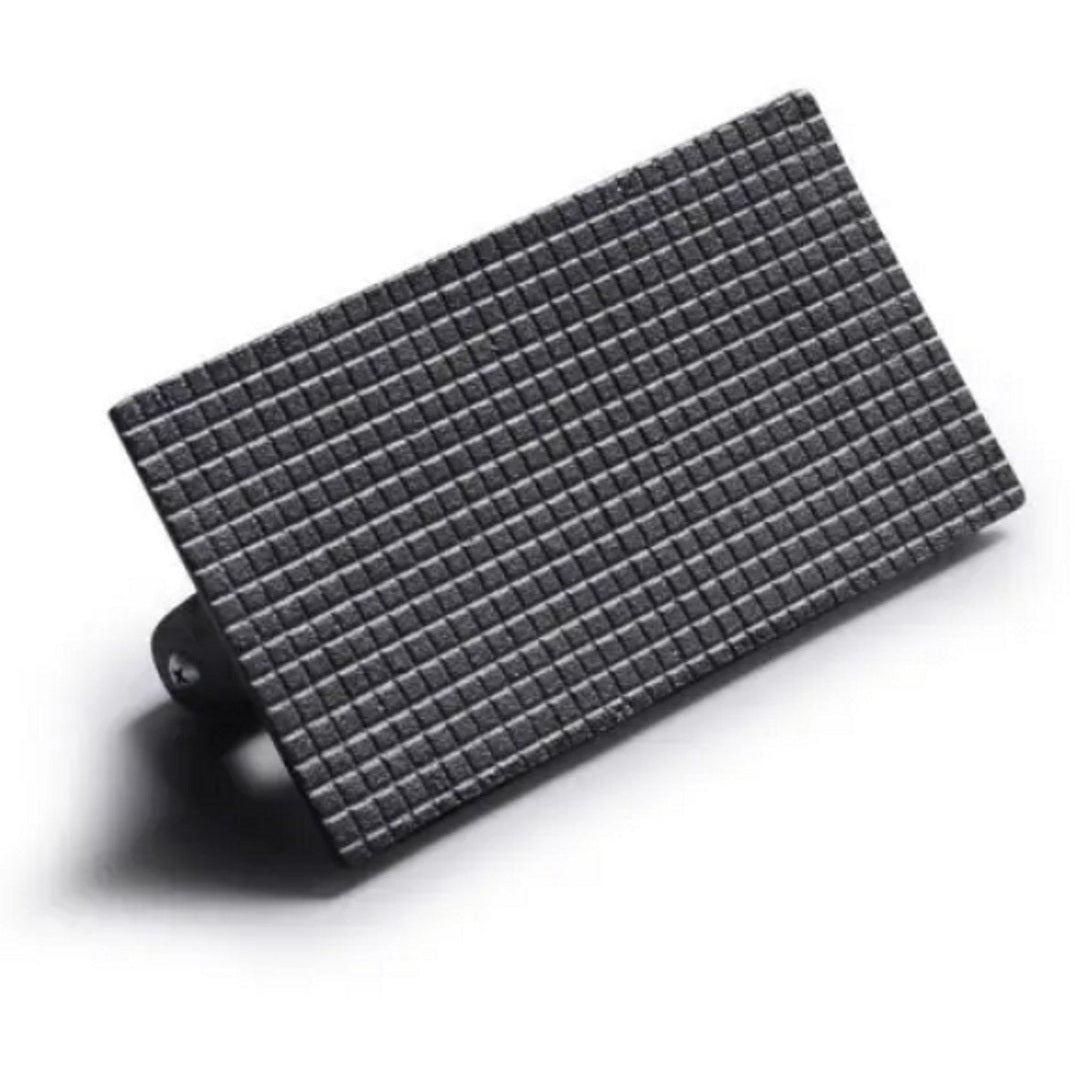 Gietijzeren Hamburgerpress XL – Zware Grill- en BBQ Press voor Hamburgers, Smashburgers en Vlees – Rechthoek – Met Houten Handvat - Vleespress - Press voor gegrilde groenten