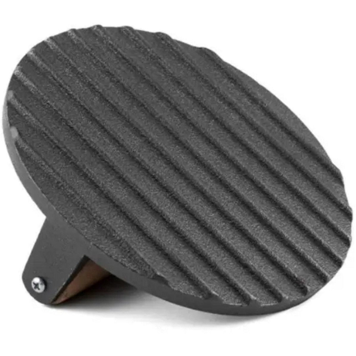 Gietijzeren Hamburgerpress XL – Zware Grill- en BBQ Press voor Hamburgers, Smashburgers en Vlees – 17,5 cm – Met Houten Handvat - Vleespress - Press voor gegrilde groenten - Rond