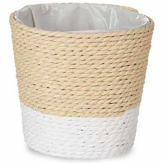 Grondlegger Natuurlijk Bruin Touw Plastic Wit/Natuurlijk (10 x 10 x 10 cm)
