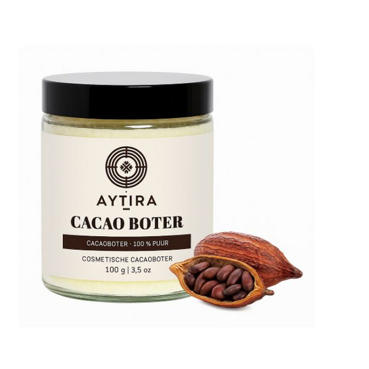AYTIRA Kakaobutter – 100 % rein und natürlich | Für Haut- und Haarpflege geeignet 100g