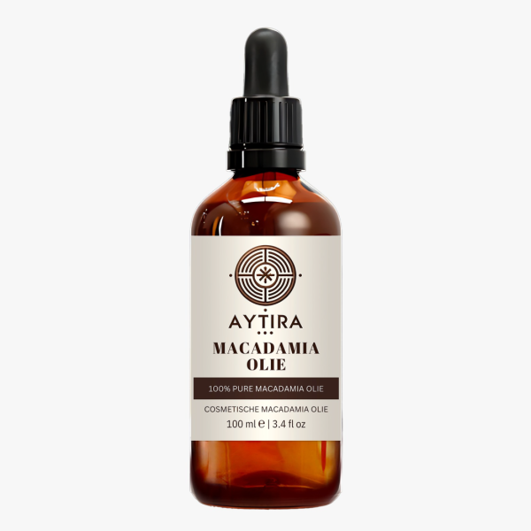 AYTIRA Macadamiaöl 100 ml – 100 % Reines Kosmetisches Öl – Für Haut, Haare & Massage