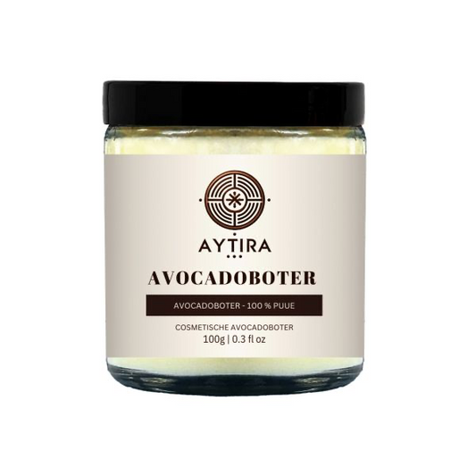 AYTIRA Avocadobutter – 100 % natürlich & bio-zertifiziert – Reichhaltige Pflege für Haut & Haar - 100g