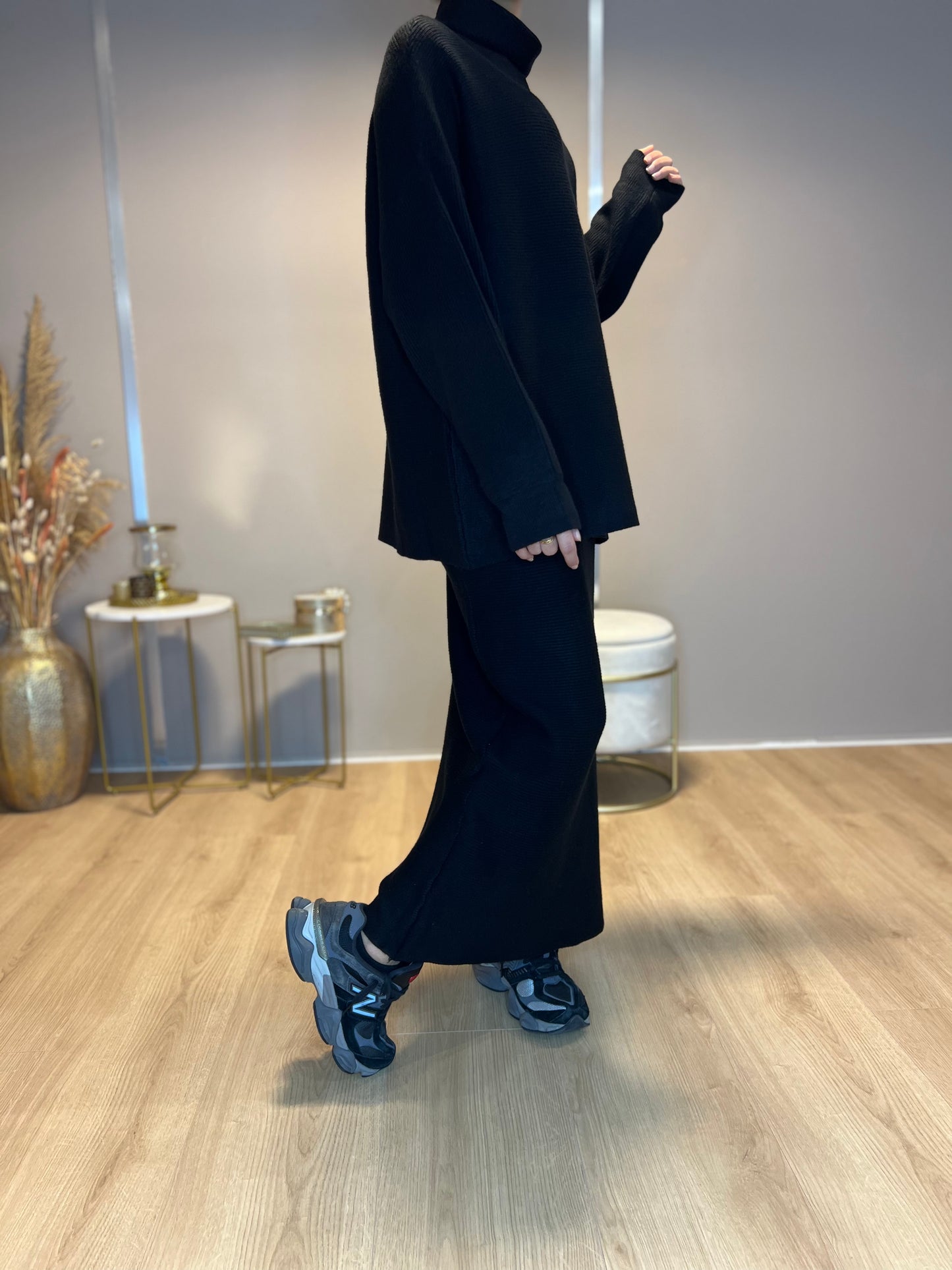 Yara Twinset - Zwart