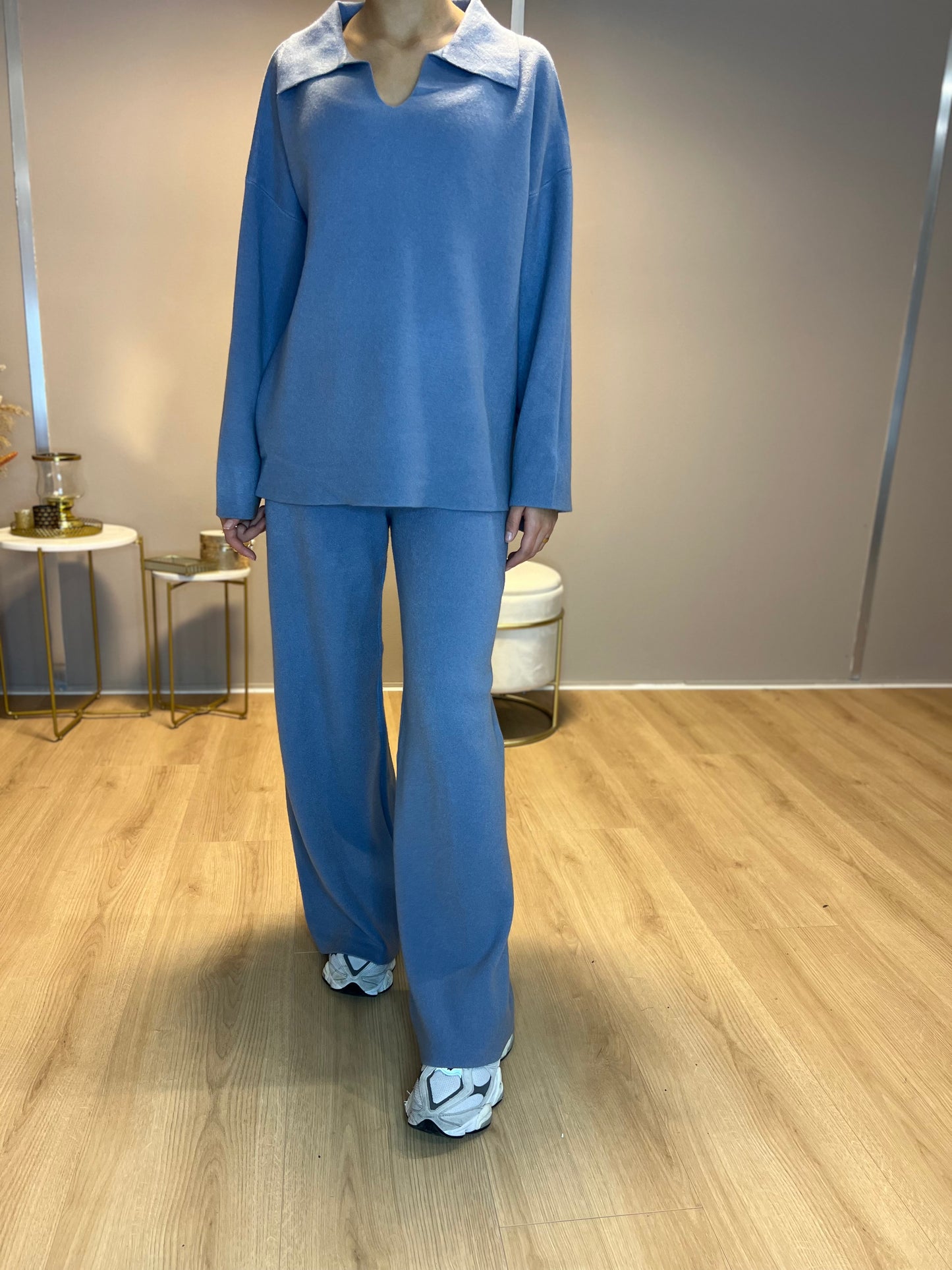 Elara Twinset - Blue