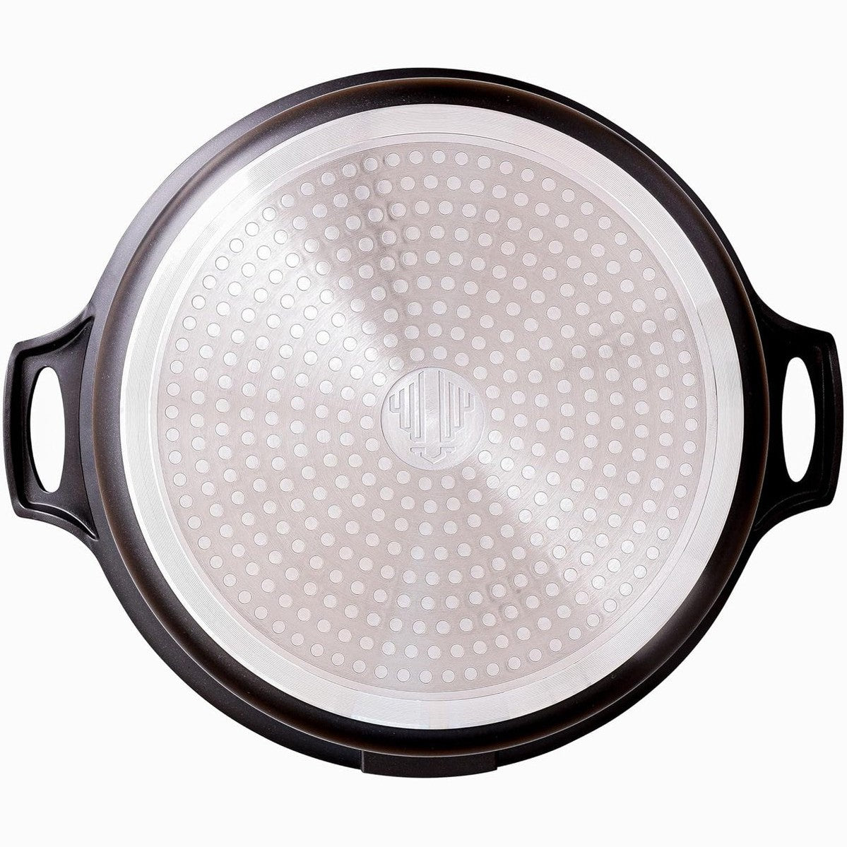 INTIGNIS® Braadpan met Deksel – 36 cm (14 liter) – GREBLON Keramische Antiaanbaklaag – Geschikt voor Inductie, Gas & Elektrisch – Inclusief Glasdeksel