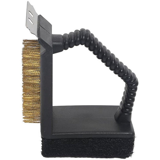 KINGHoff Grill Cleaning Brush KH-1913 – 3-in-1 Set (Scraper, Sponge & Brush) voor Effectief Grillonderhoud - Barbecue Borstel - BBQ Spons - Barbecue Reiniging