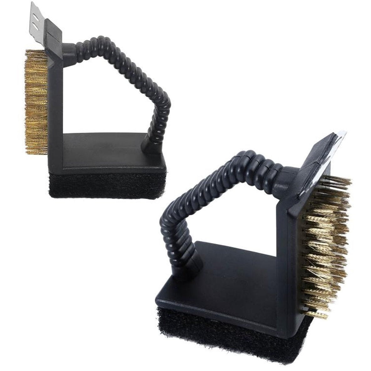 KINGHoff Grill Cleaning Brush KH-1913 – 3-in-1 Set (Scraper, Sponge & Brush) voor Effectief Grillonderhoud - Barbecue Borstel - BBQ Spons - Barbecue Reiniging