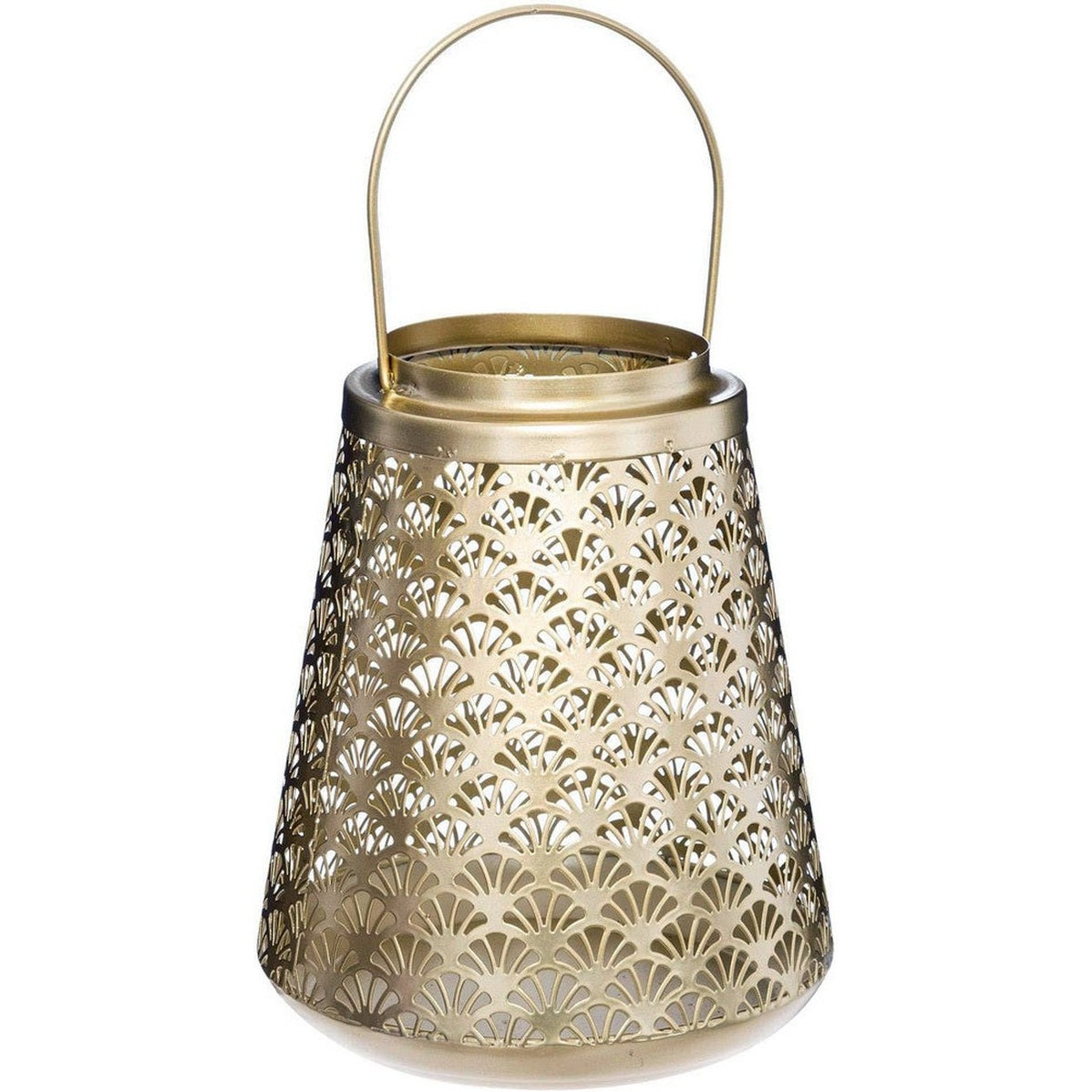 Kaarshouder Atmosphera To Feel Good Gouden Ijzer (20 x 17 cm)