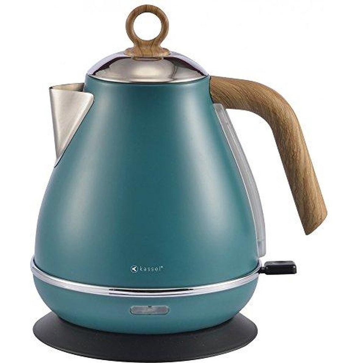 Kassel 93222 - Retro Waterkoker - 1,7L - RVS - Blauw
