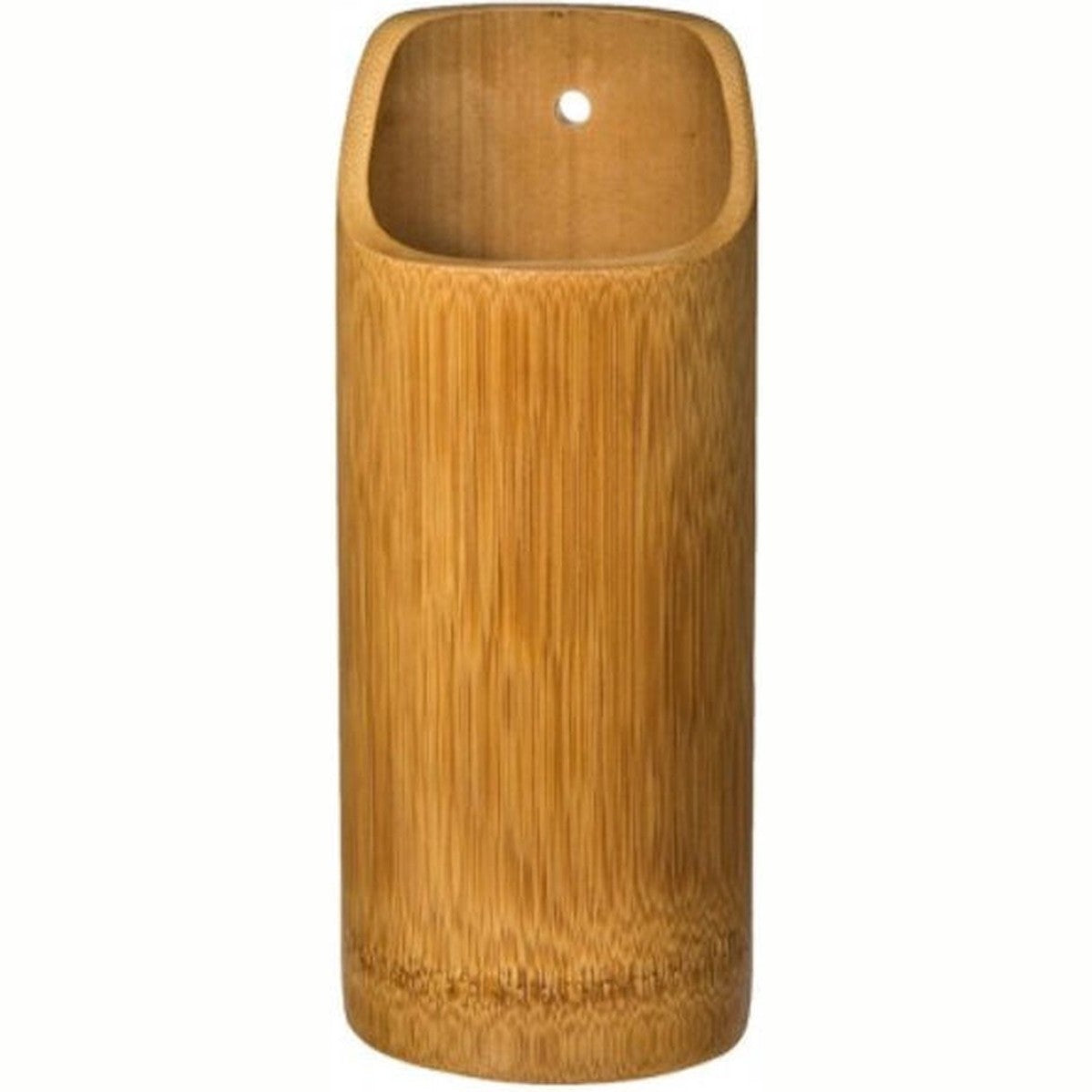 Keukengerei houder Set - 5 Delige keukengerei Set - Organizer rond - Spatel set + Houder- Bamboe Hout