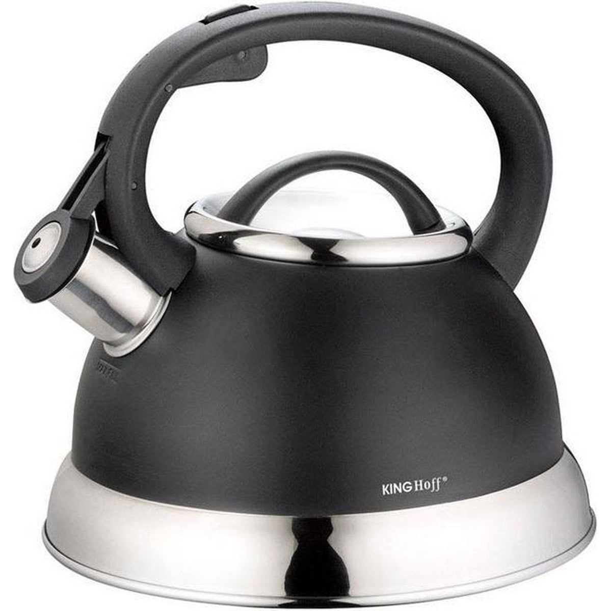 Kinghoff 1224 - Fluitketel - 2.2 liter - RVS - met fluit