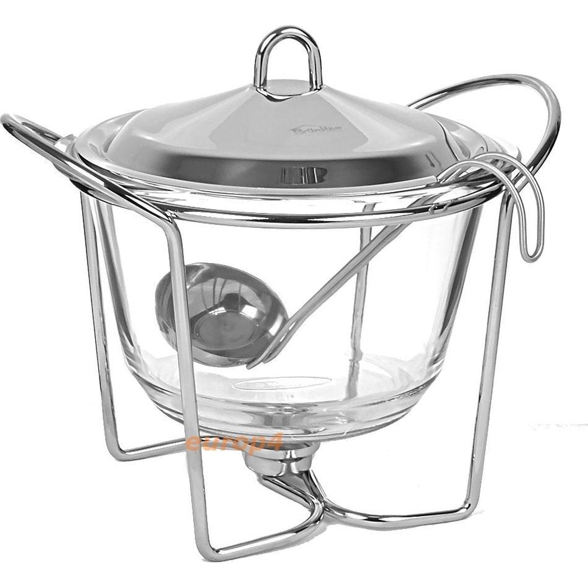 Kinghoff 1413 - voedselverwarmer - pot vorm - RVS