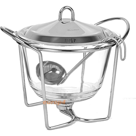 Kinghoff 1413 - voedselverwarmer - pot vorm - RVS