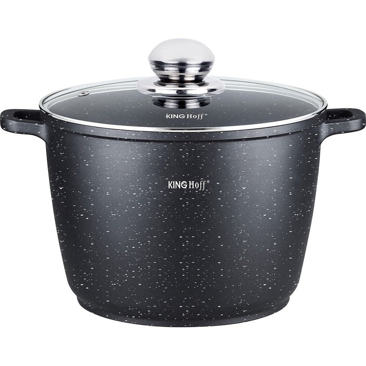 Kinghoff 1599 - Hoge Braadpan - 28 cm - marmer coating - 10 liter - kookpan