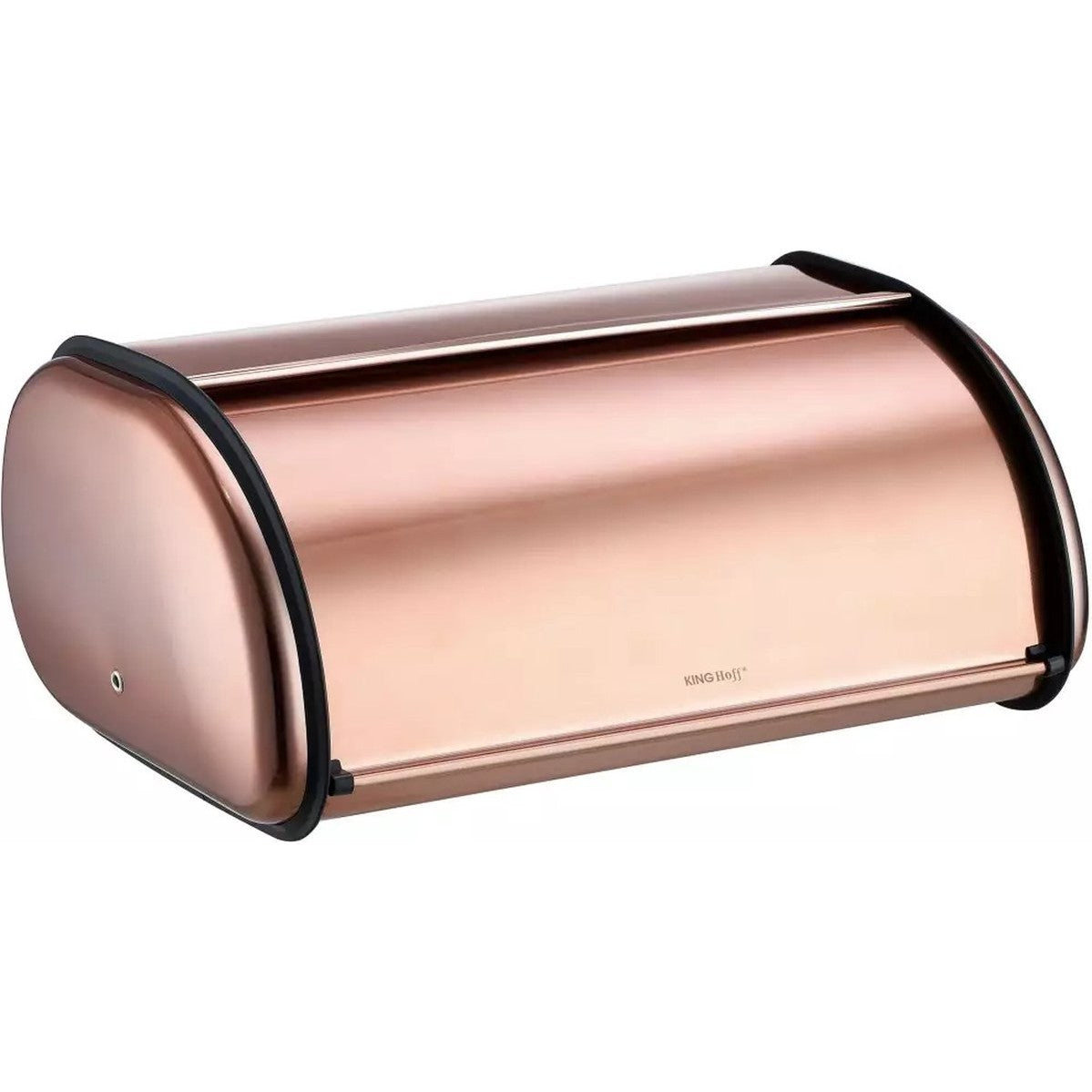 Kinghoff 1870 - Broodtrommel groot - RVS - Goud kleurig - Retro - 44 x 27 x 18,5 cm