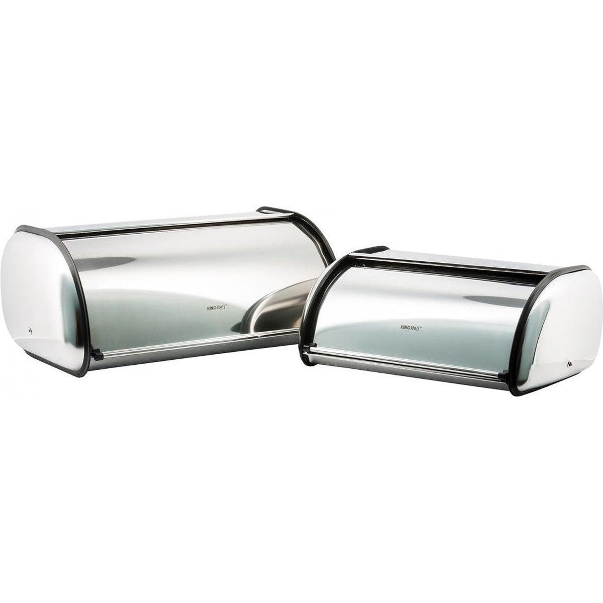 Kinghoff 3201 - broodtrommels - rvs - 43.5x27,5x18.5 cm en 36x24x15 cm
