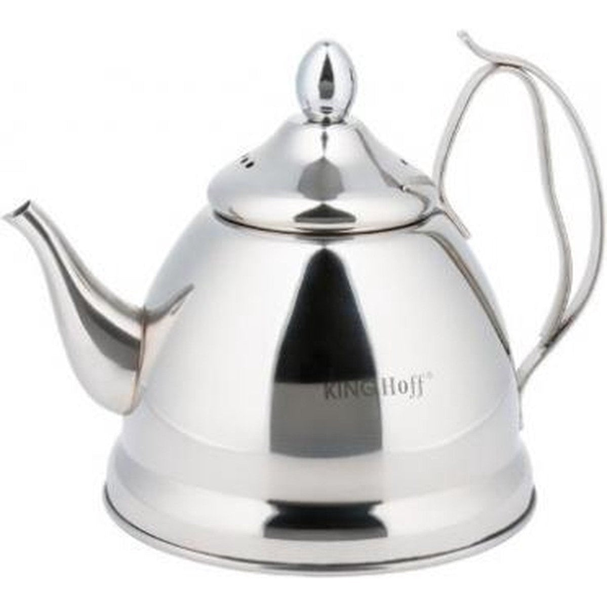Kinghoff 3761 - Nostalgische theepot - 1 liter - RVS