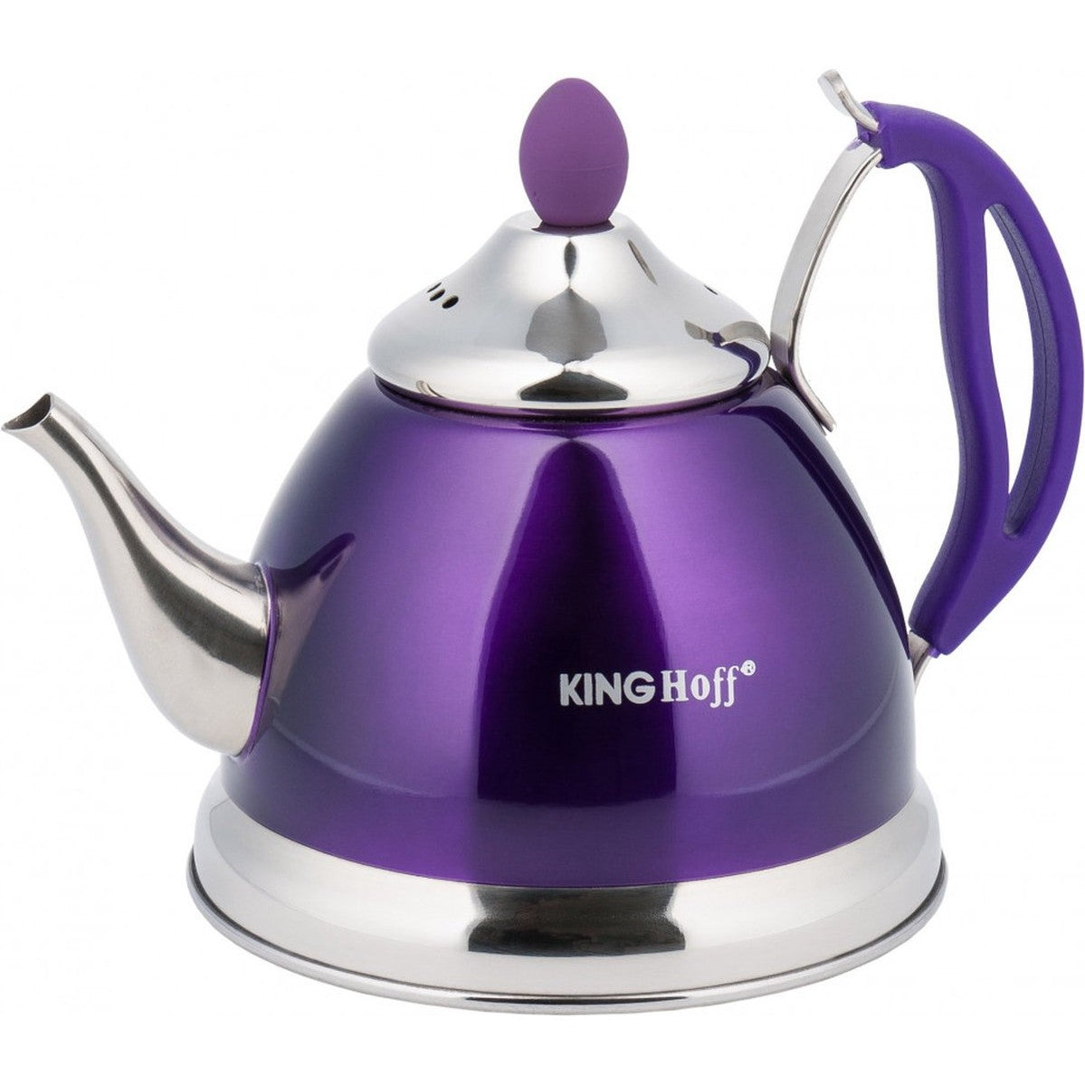 Kinghoff 3762 - Theepot / Theekan met zeef - Paars