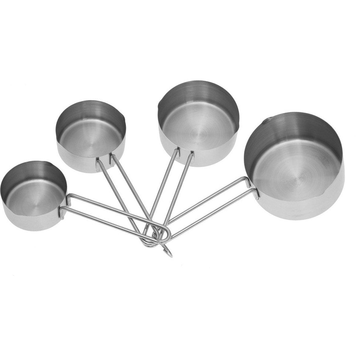 Kinghoff 4025 -Keukenmaatbeker - RVS - Set van 4 stuks - 60/80/125/250 ml