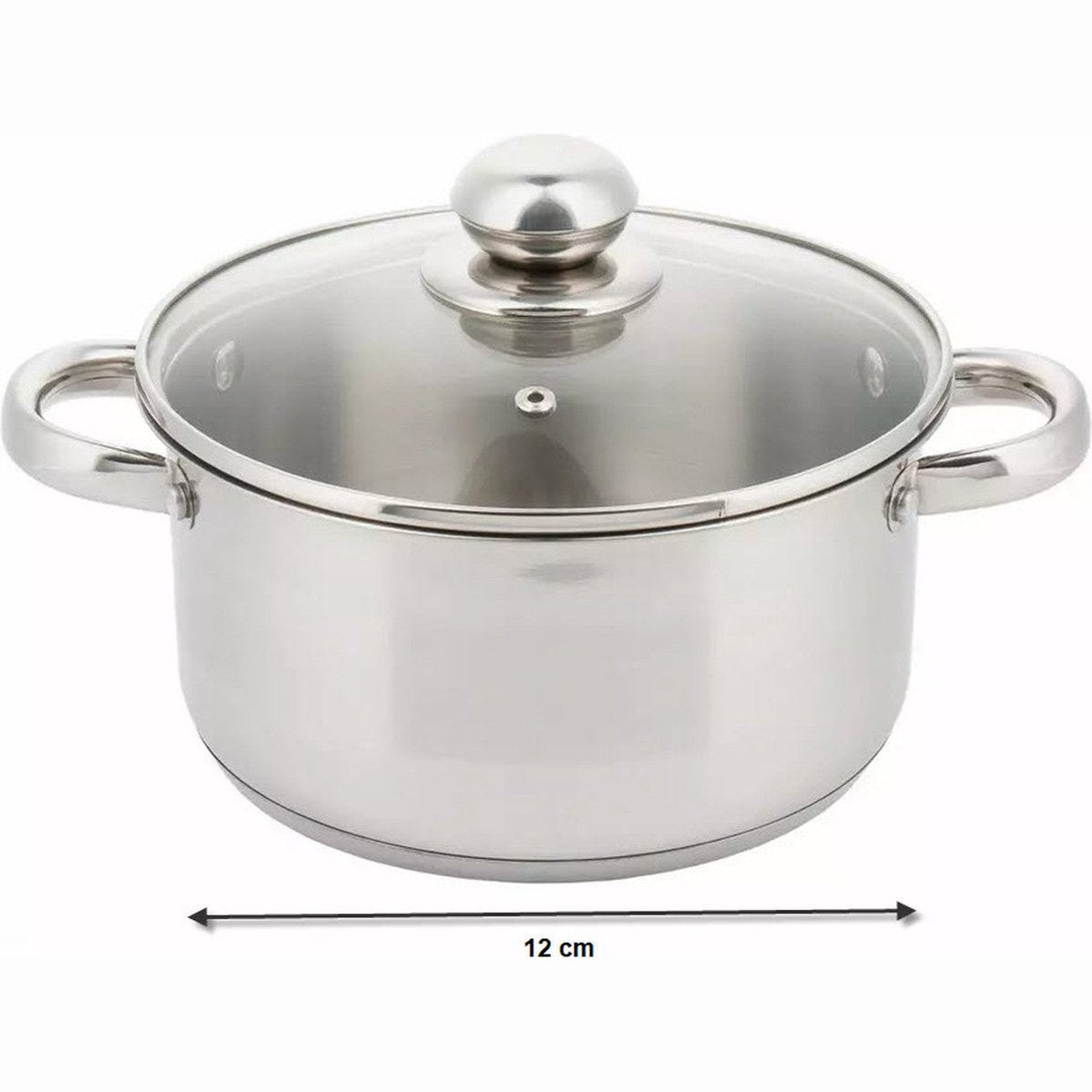 Kinghoff 4325 - kookpan met deksel - Ø 12 cm