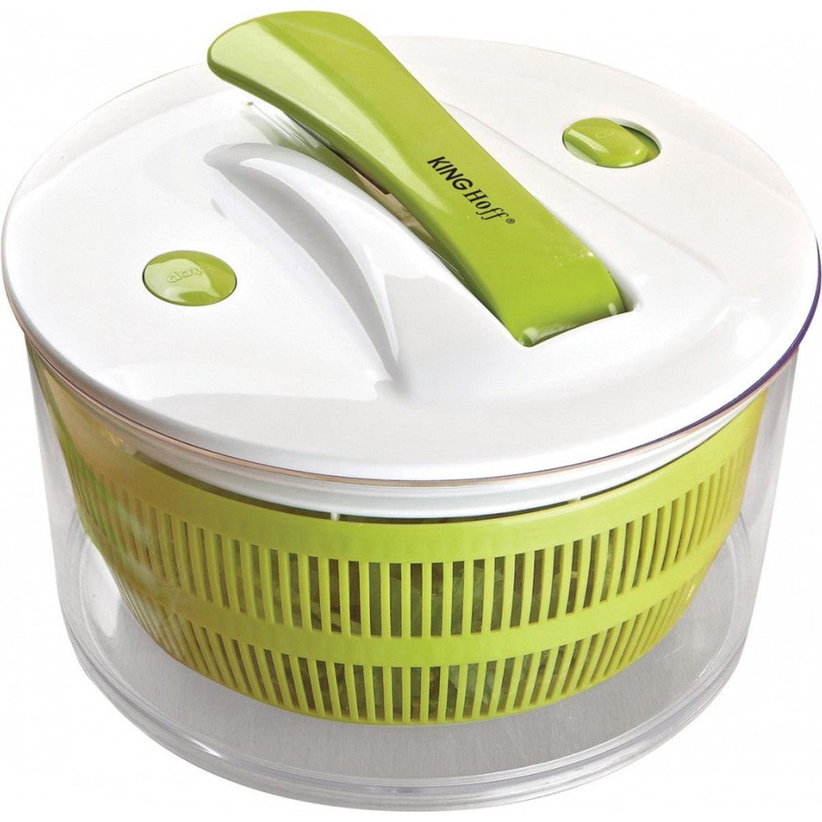 Kinghoff 6113 - Slacentrifuge - Sla afdruip - groen/wit