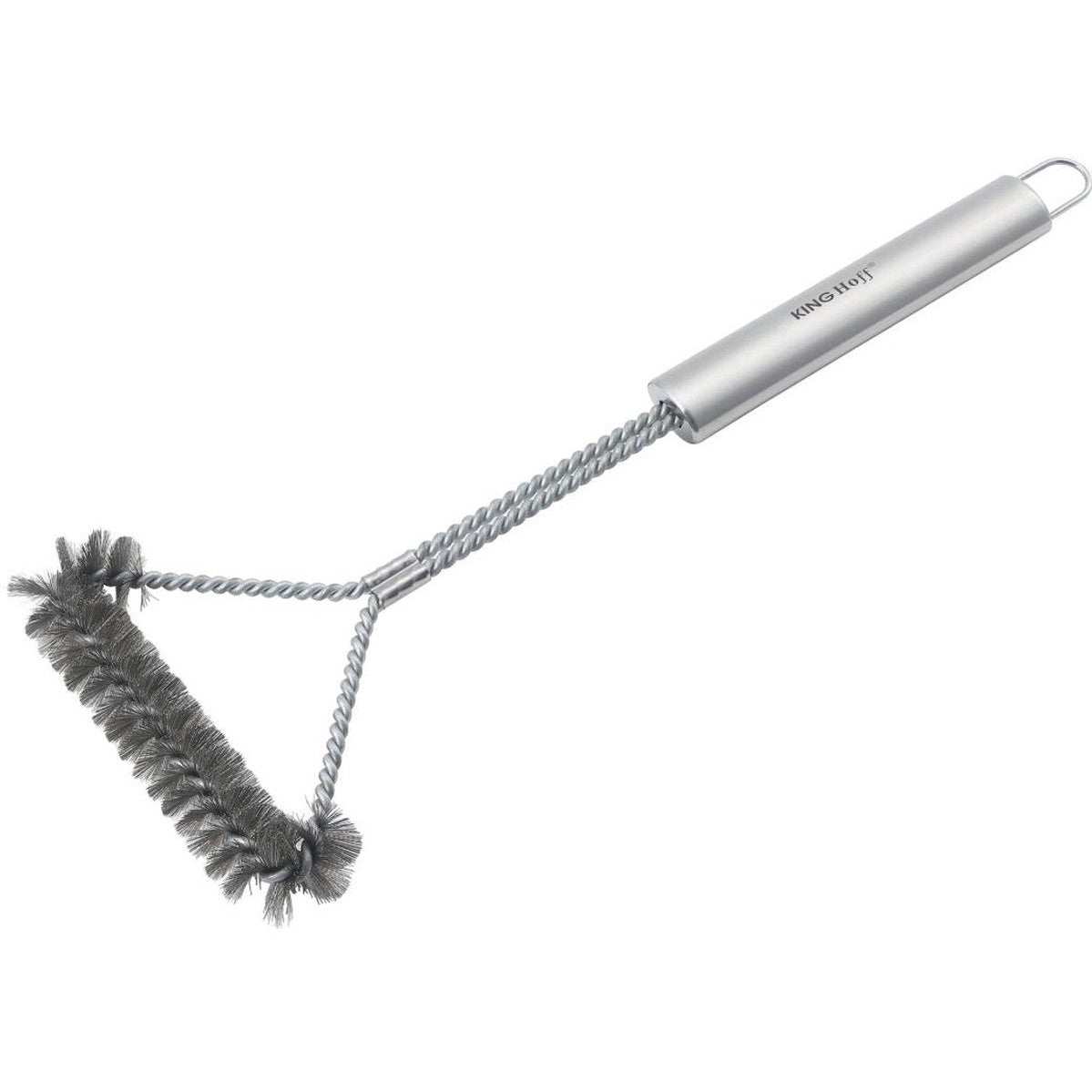 Kinghoff KH-1915 Grillborstel – RVS Barbecue Reinigingsborstel 41,5 cm – Geschikt voor Gas, Houtskool en Elektrische Grills