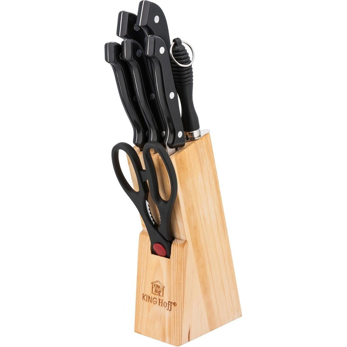 Kinghoff Messenset Messenblok rvs - 8 delig