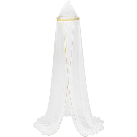 Klamboe / bedhemel hoogte 230 cm kleur wit / goud - Kinderkamer Prinsessen