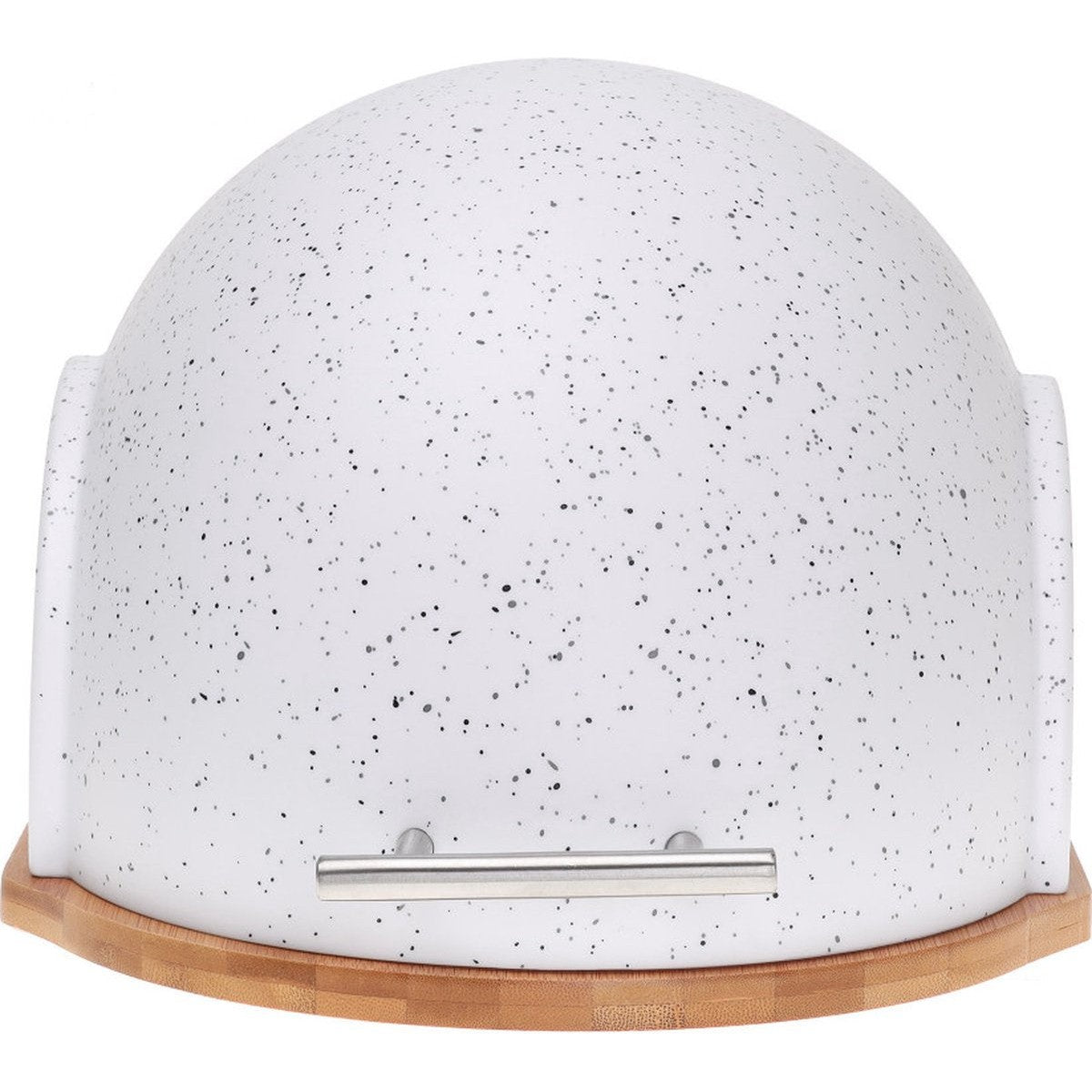 Klausberg 7094 - Broodtrommel - marmer kleur - Acryl - bamboe