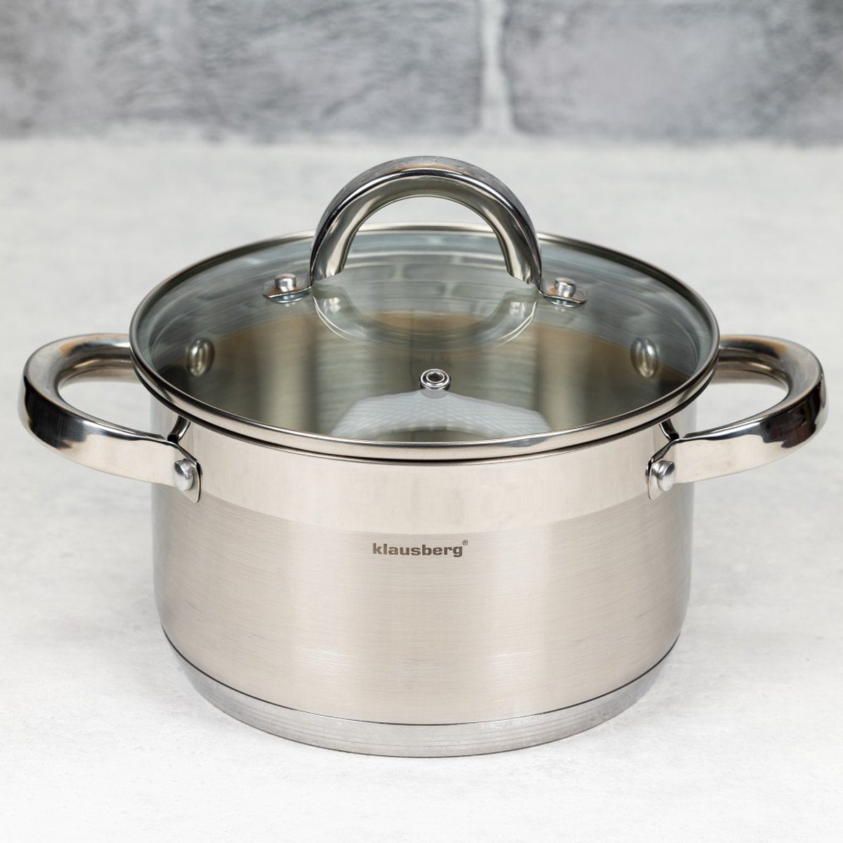 Klausberg 7121 - kookpan met deksel - 1.0L - Ø14 cm