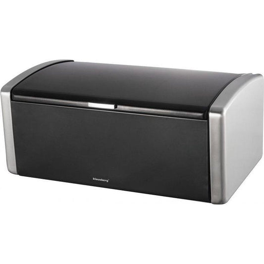 Klausberg 7272 - Broodtrommel - zwart - vierkant - 39.5 x 21.5 x 17 cm