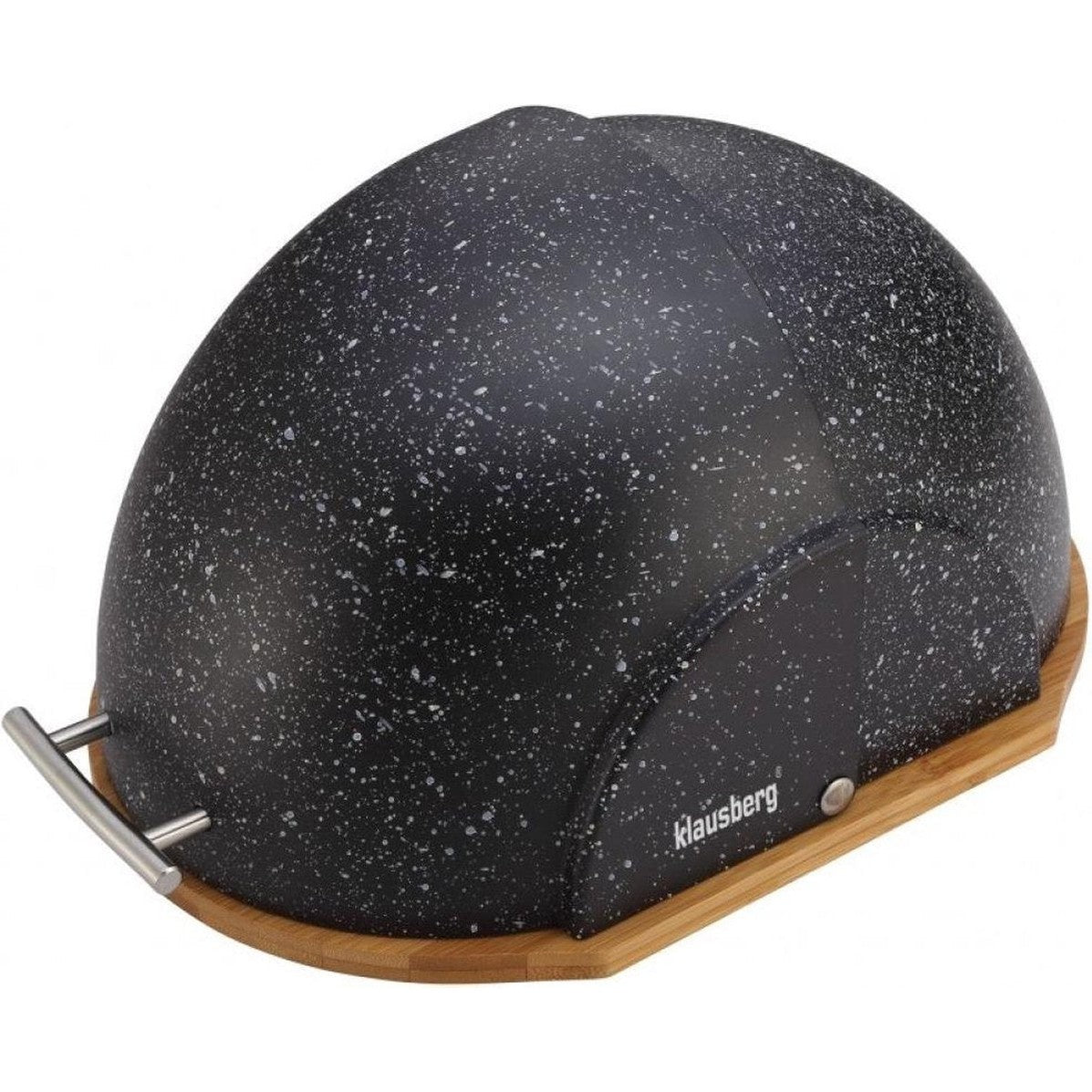 Klausberg 7277 - Broodtrommel - zwart marmer