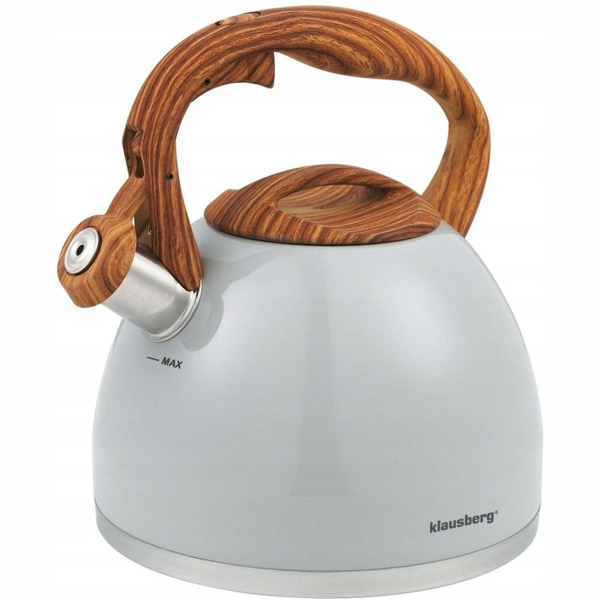 Klausberg 7451 - Fluitketel - houten handvat - 3 liter